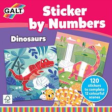 Galt: ��������� - ������ ��� ������� Dinosaurs - sticker book - ������ �����