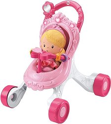 Музикална количка за кукли - Fisher Price -